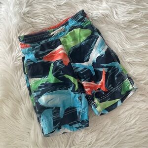 Gap Kids Swim Trunks Shorts Size 4-5 yrs Sharks